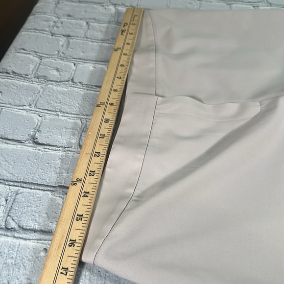Lafayette 148 New York Menswear Pants Stretch Cotton Khaki Tan Size 10 NEW - Picture 13 of 16